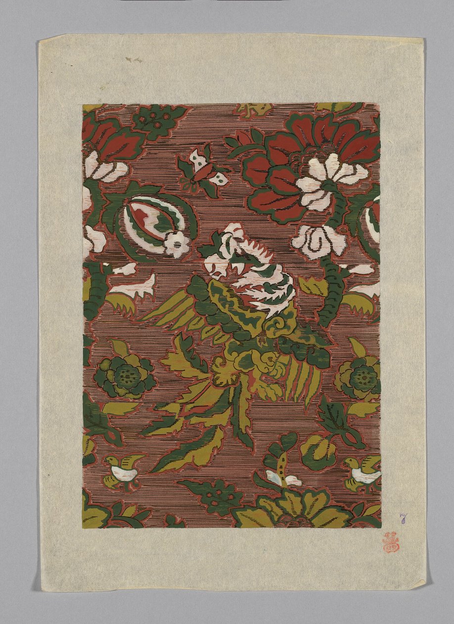 Design sur papier - Unknown artist