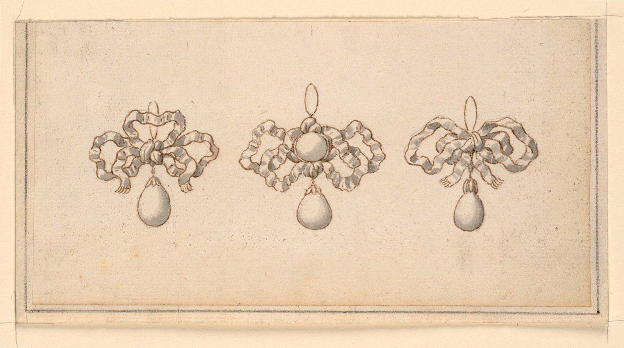 Dessins pour trois pendentifs - Unknown artist