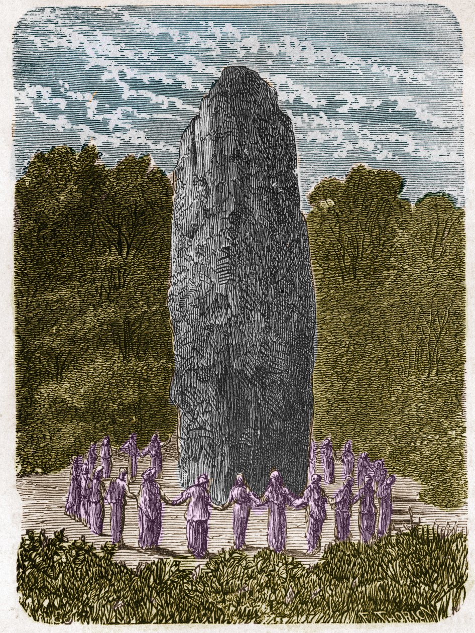 Druidesse dansant autour d