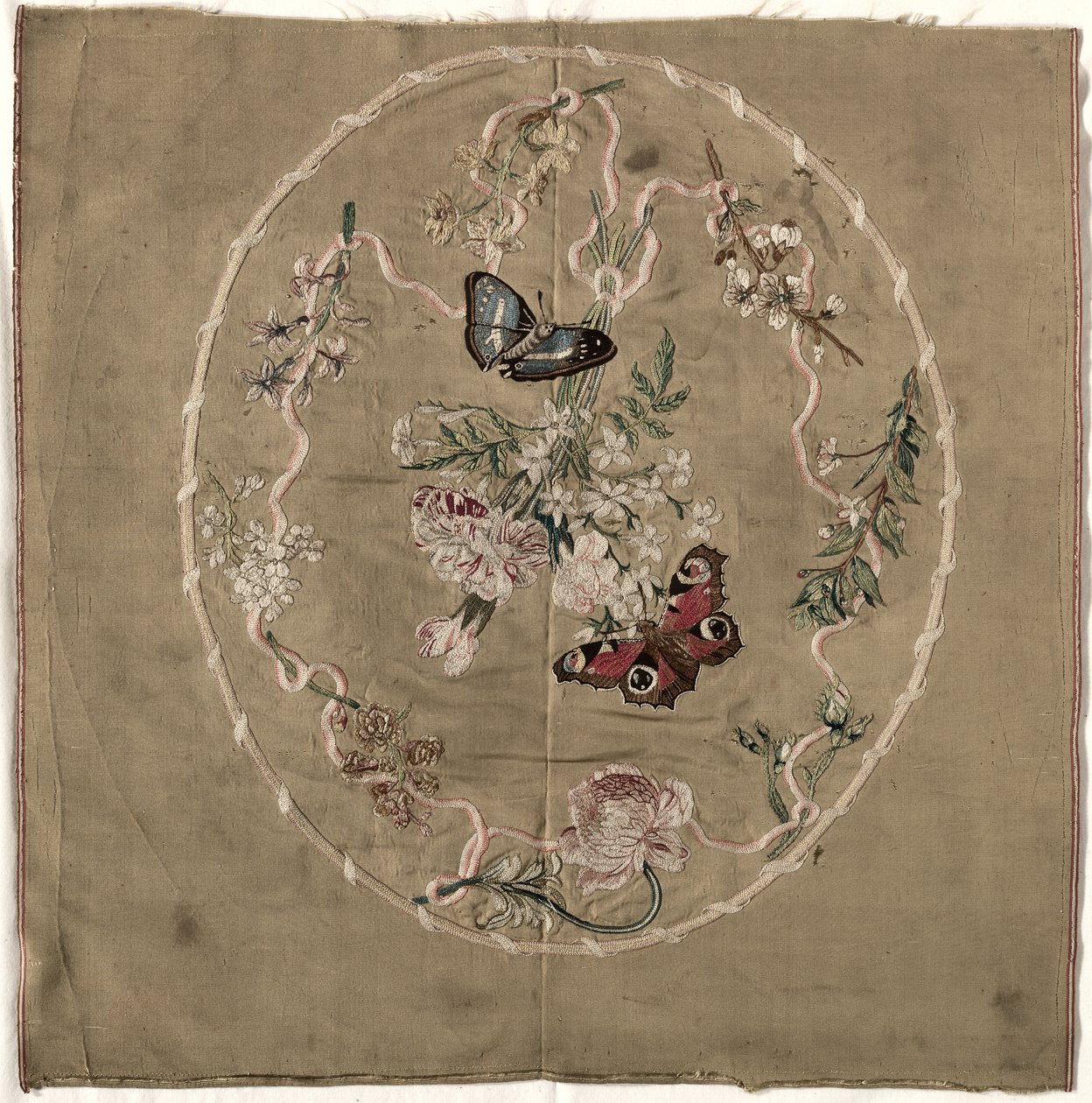 Broderie pour écran de feu - Unknown artist