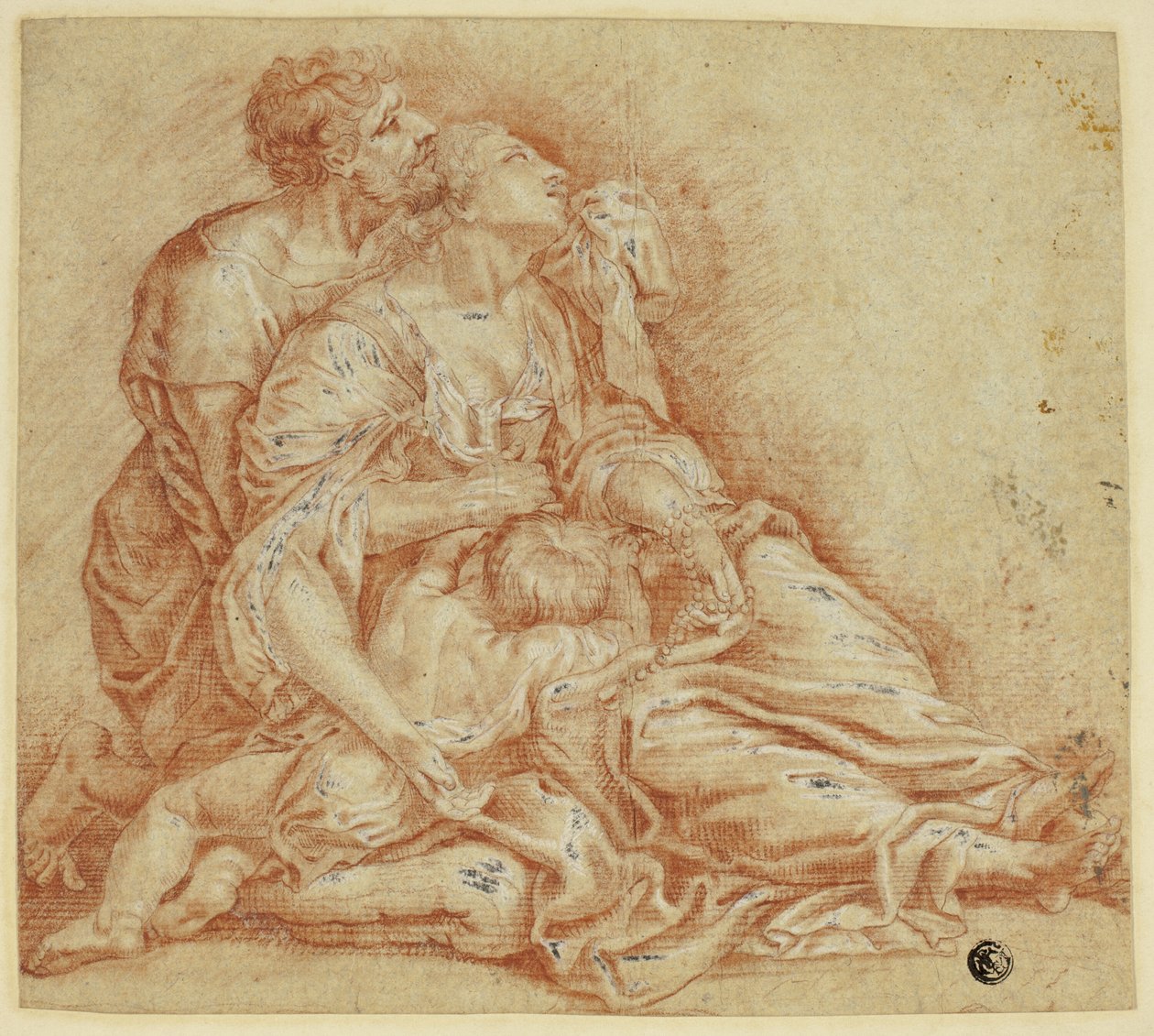 Groupe familial - Unknown artist