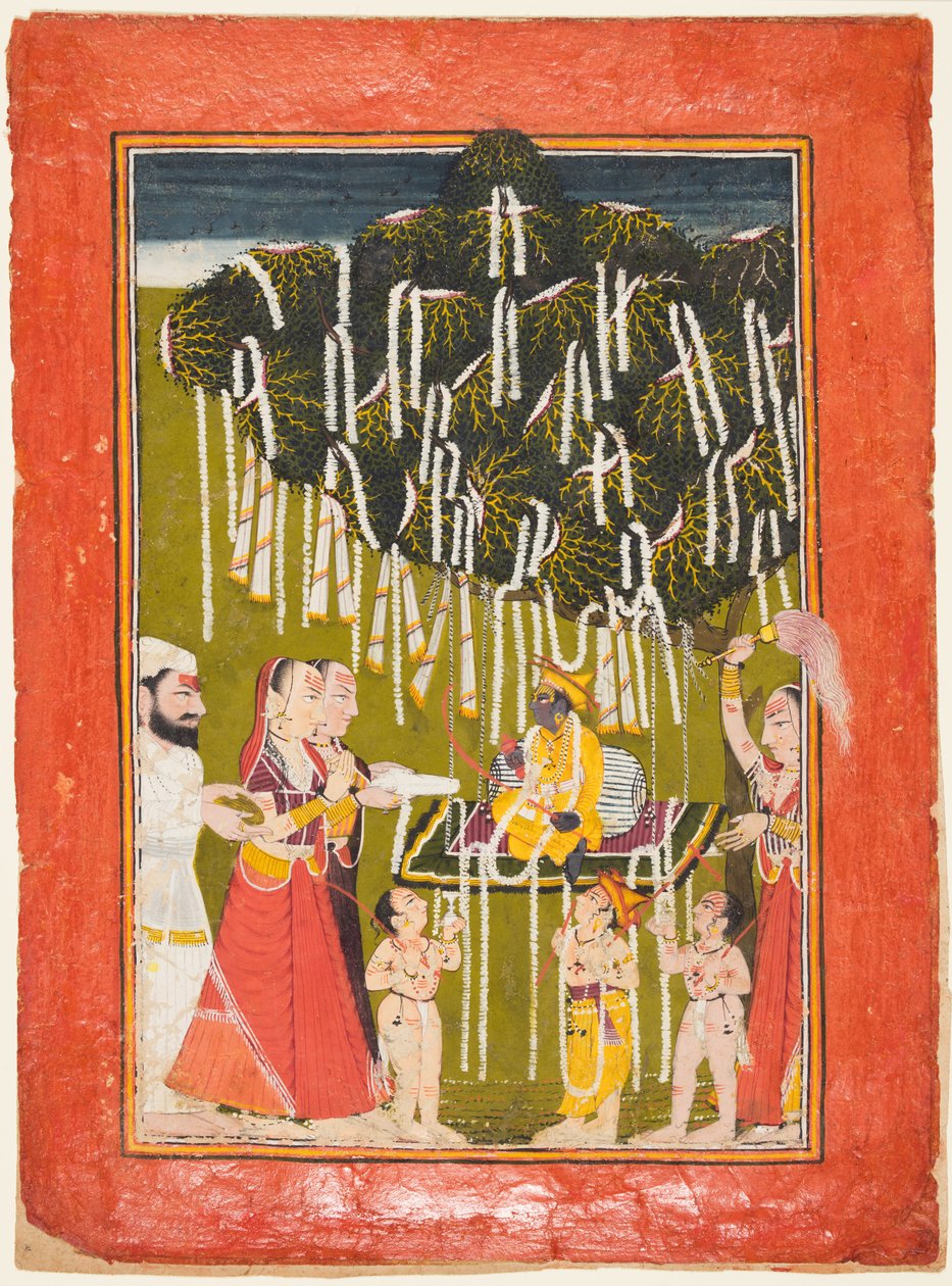 Adoration de la fertilité de Krishna - Unknown artist