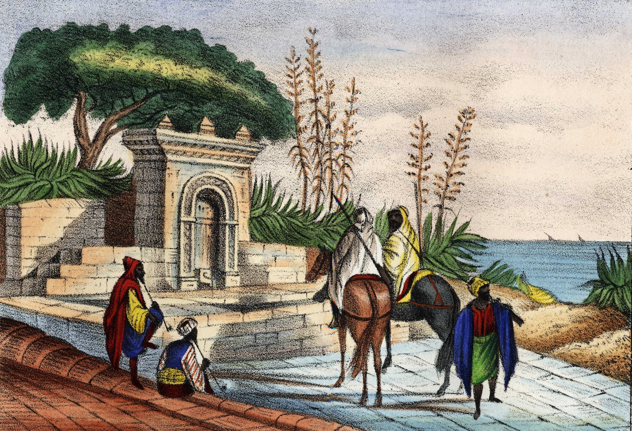 Fontaine près d