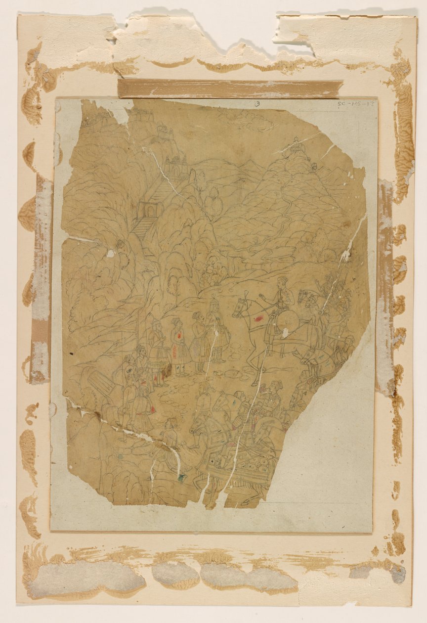 Manuscrit indien ; Moghol, XVIIe siècle - Unknown artist