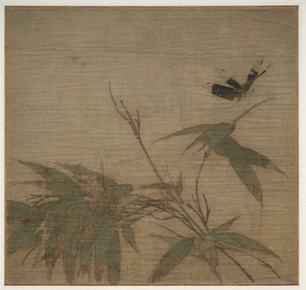 Insectes et bambou - Unknown artist