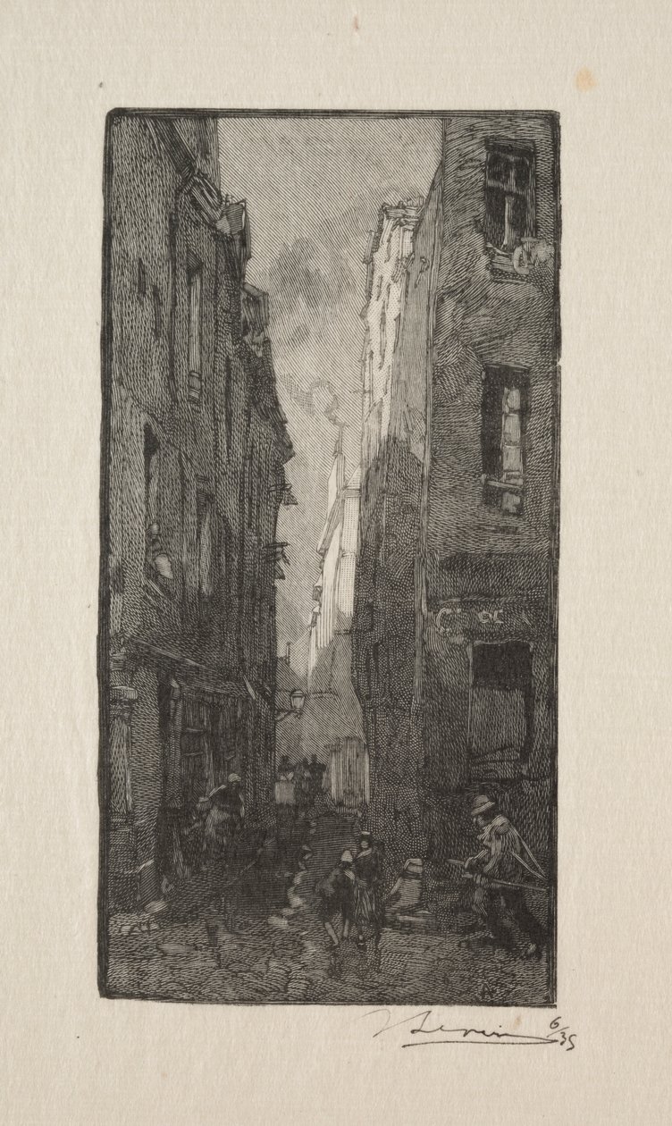 La Rue des Cordiers - Unknown artist
