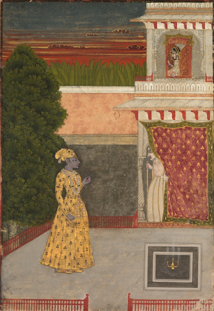 Amoureux et une Vieille Femme - Unknown artist