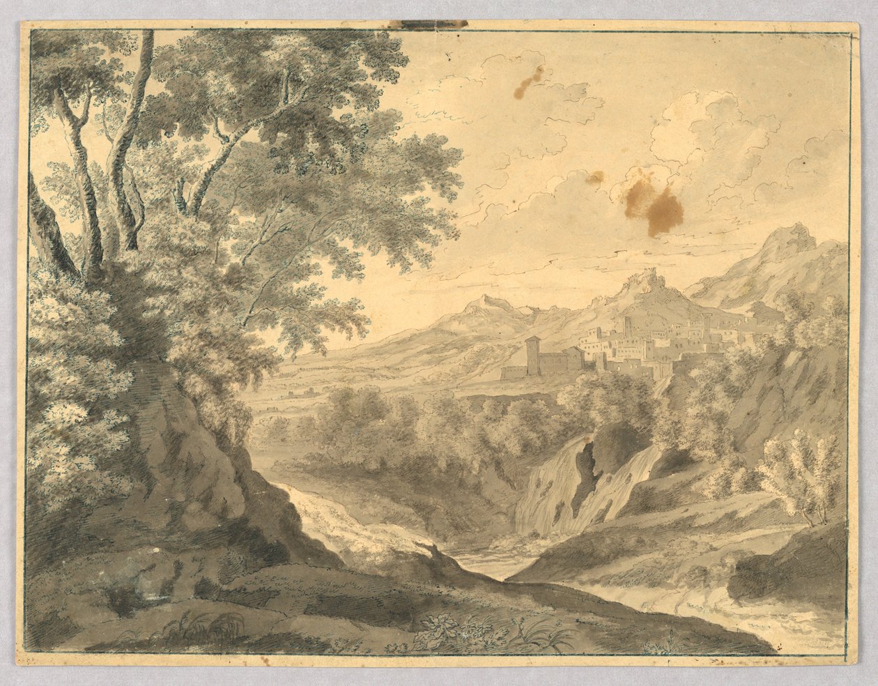 Paysage montagneux - Unknown artist