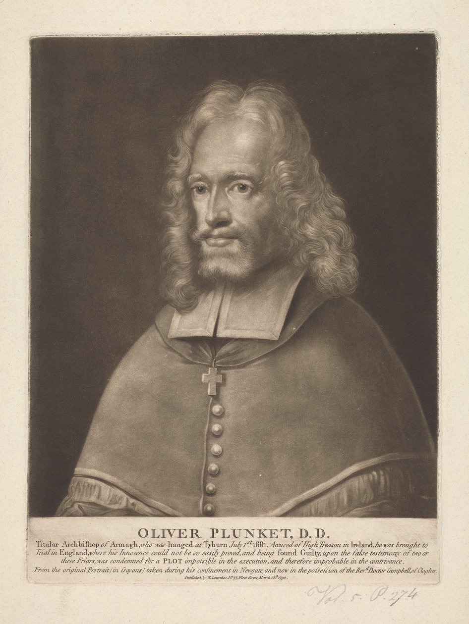 Oliver Plunket - Unknown artist