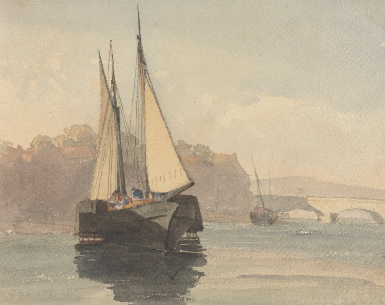 Bateau à Aubes Près de Weymouth - Unknown artist
