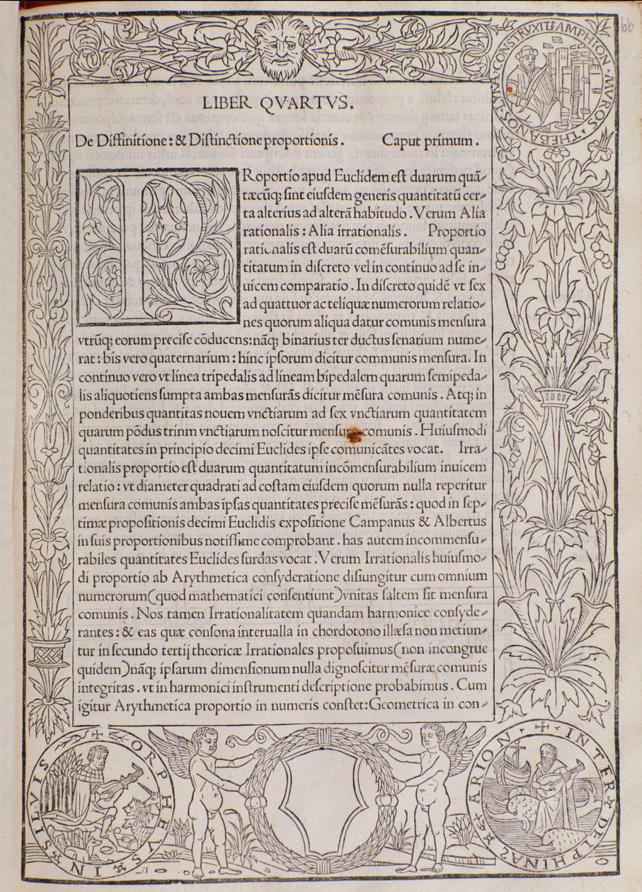 Page tirée de Practica Musicae de Franchino Gaffurio - Unknown artist