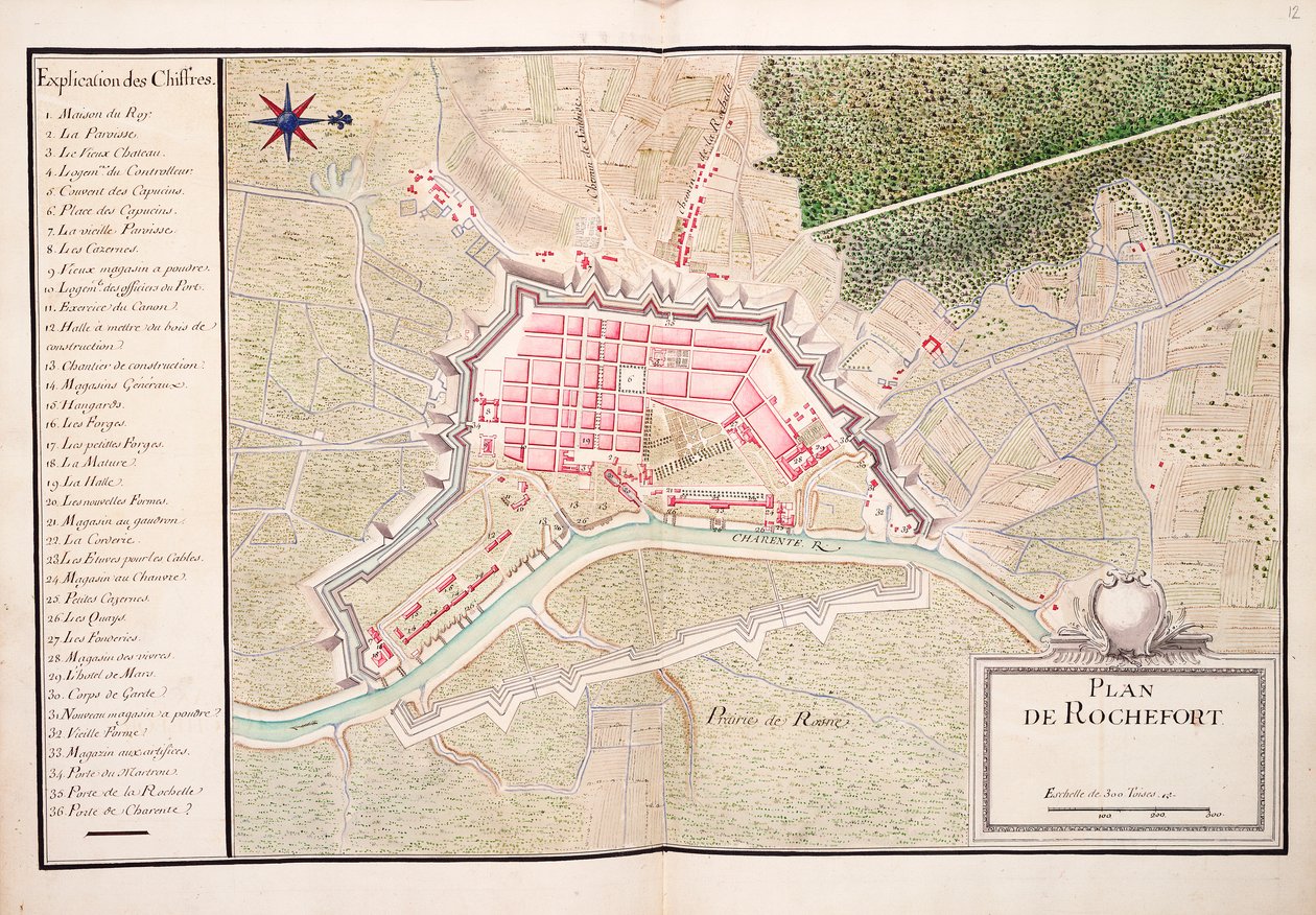 Plan de Rochefort - Unknown artist