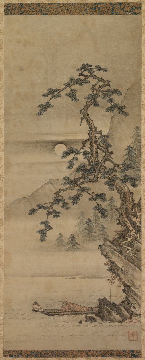 Jouer de la flûte au clair de lune - Unknown artist