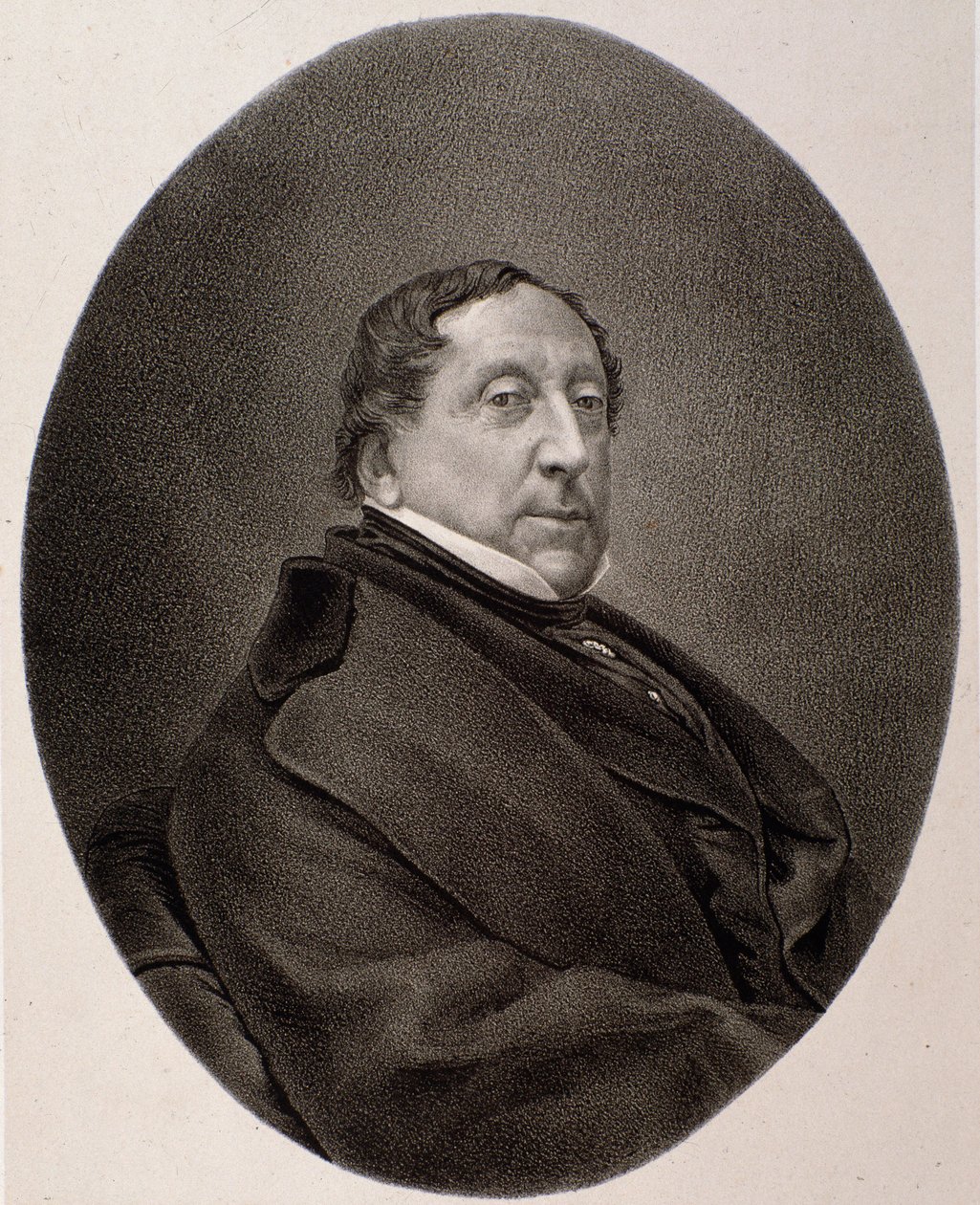 Portrait de Gioacchino Rossini (gravure) - Unknown artist