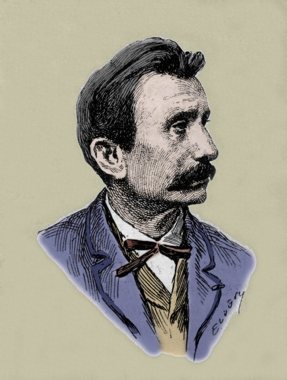 Portrait de Sacher-Masoch - Unknown artist