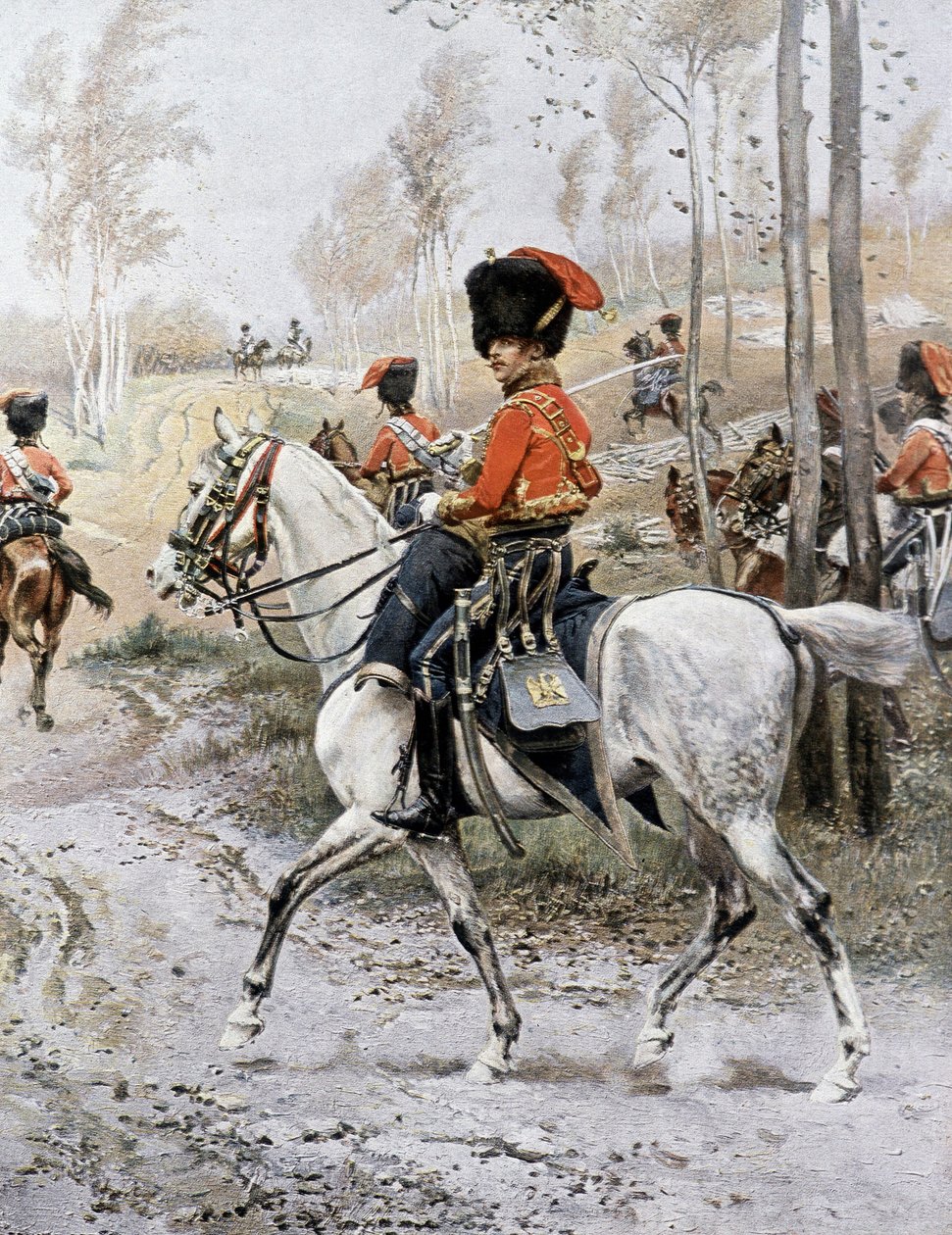 Régiment de chasseurs à cheval - Unknown artist