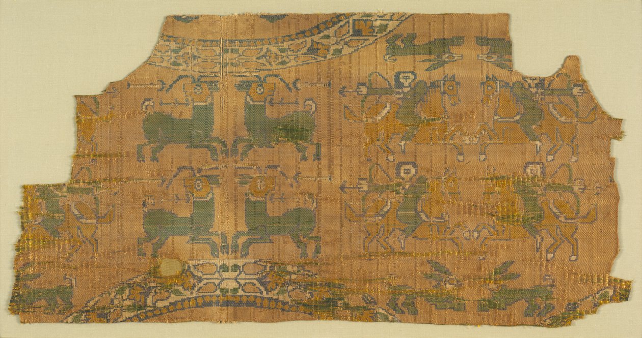 Fragment de samit avec chasseurs - Unknown artist