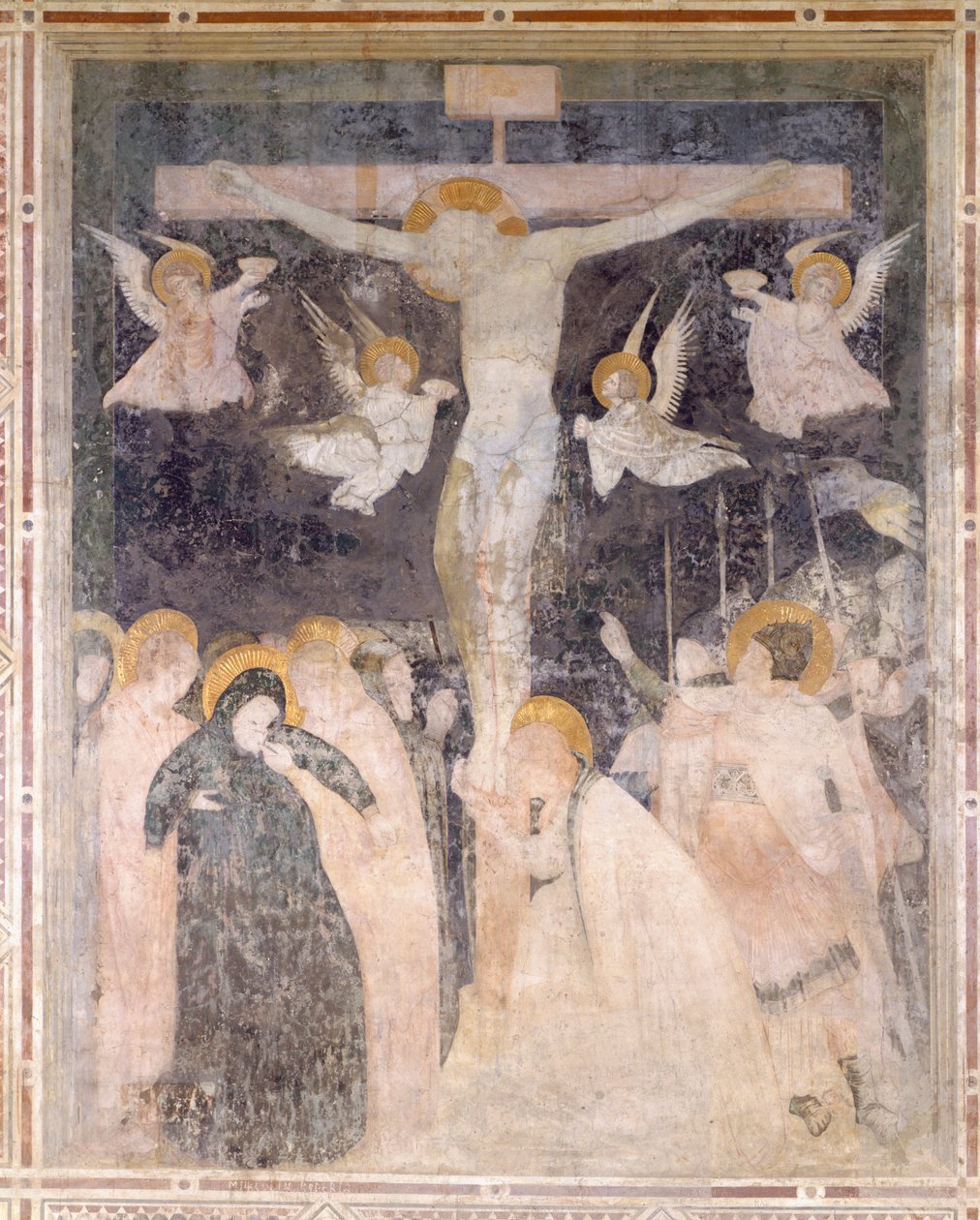 Scène de Crucifixion, Abbaye de Pomposa, Italie - Unknown artist