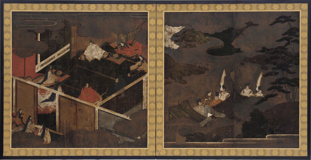 Scènes de <em>Le Conte de Genji</em> - Unknown artist