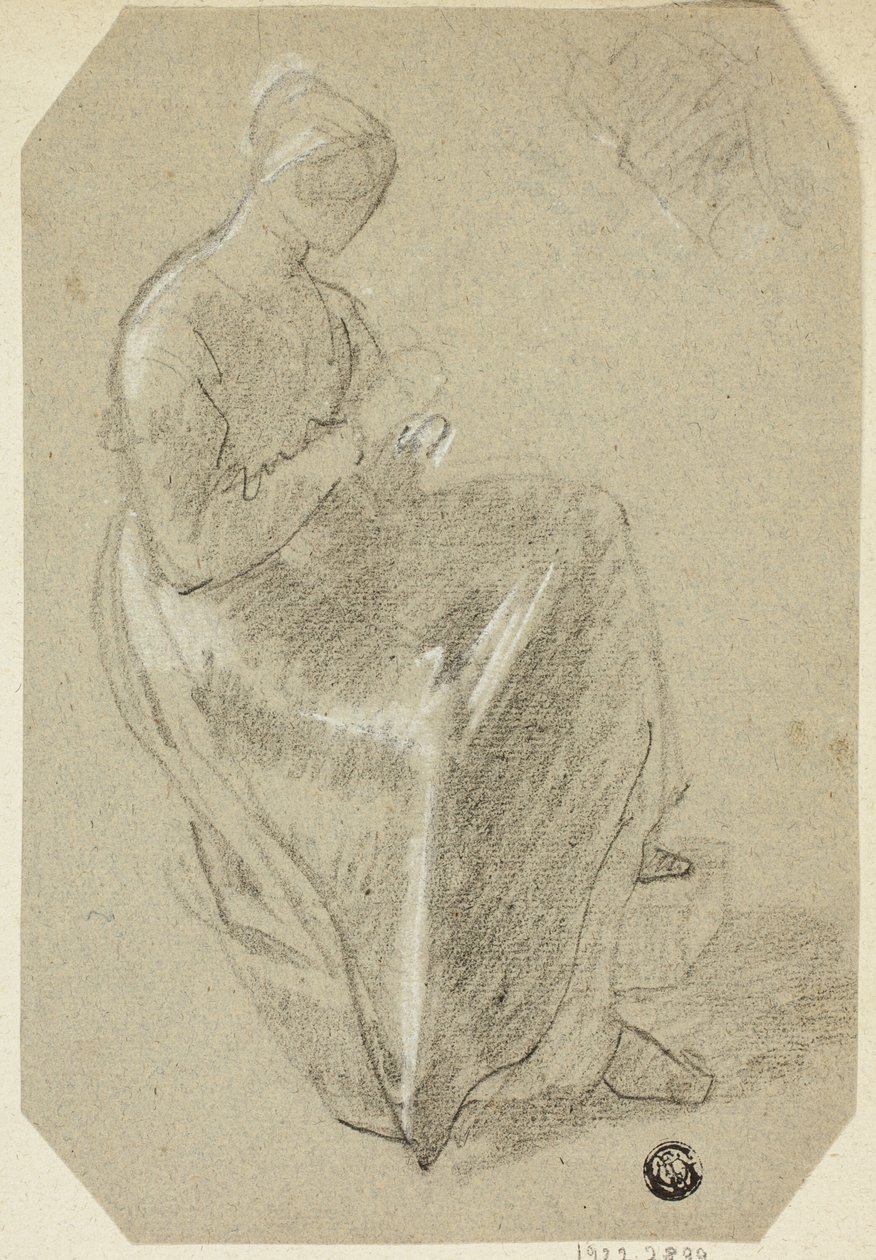 Femme assise - Unknown artist