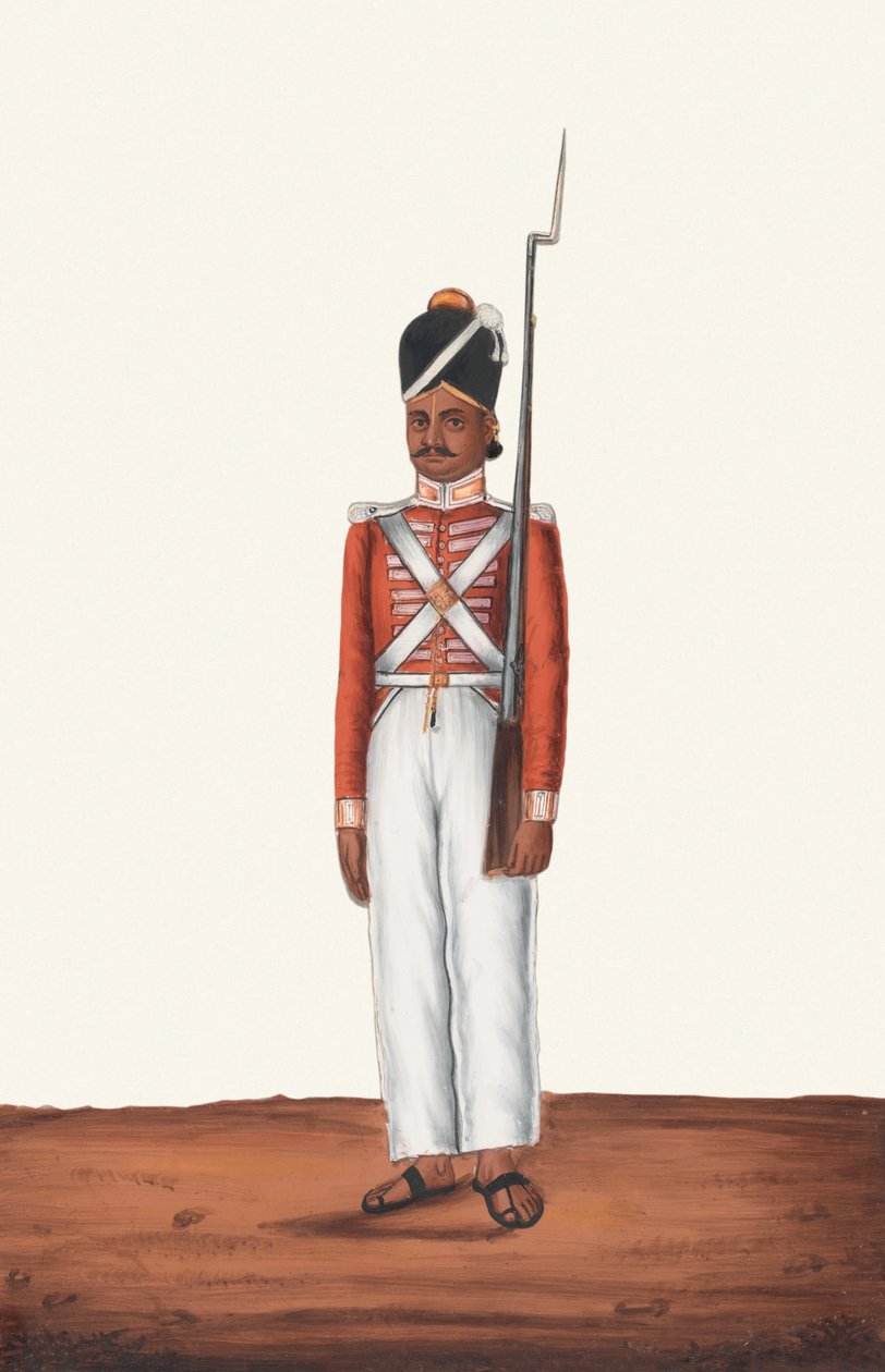Sepoy, armée de Madras - Unknown artist