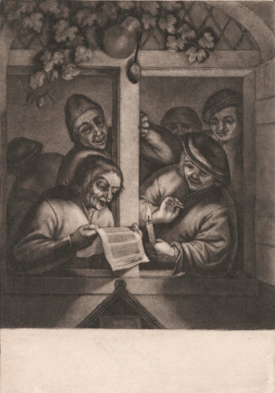 Chanteurs à une fenêtre - Unknown artist