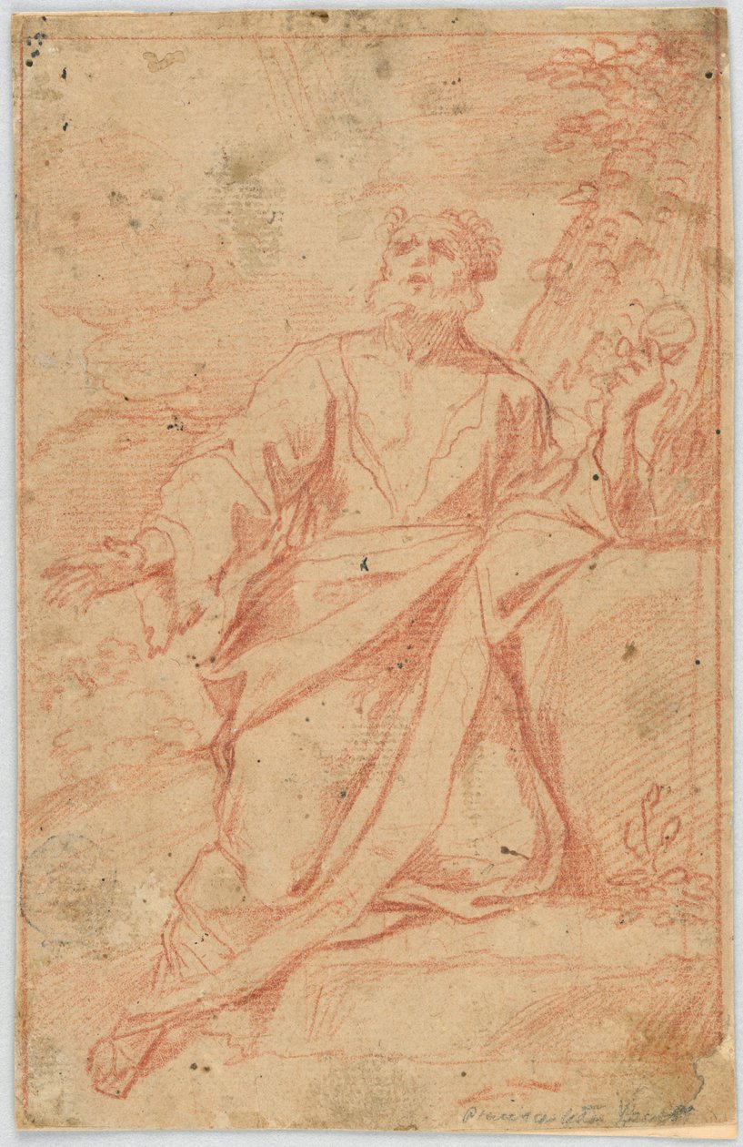 Saint (Jérôme?) en extase - Unknown artist