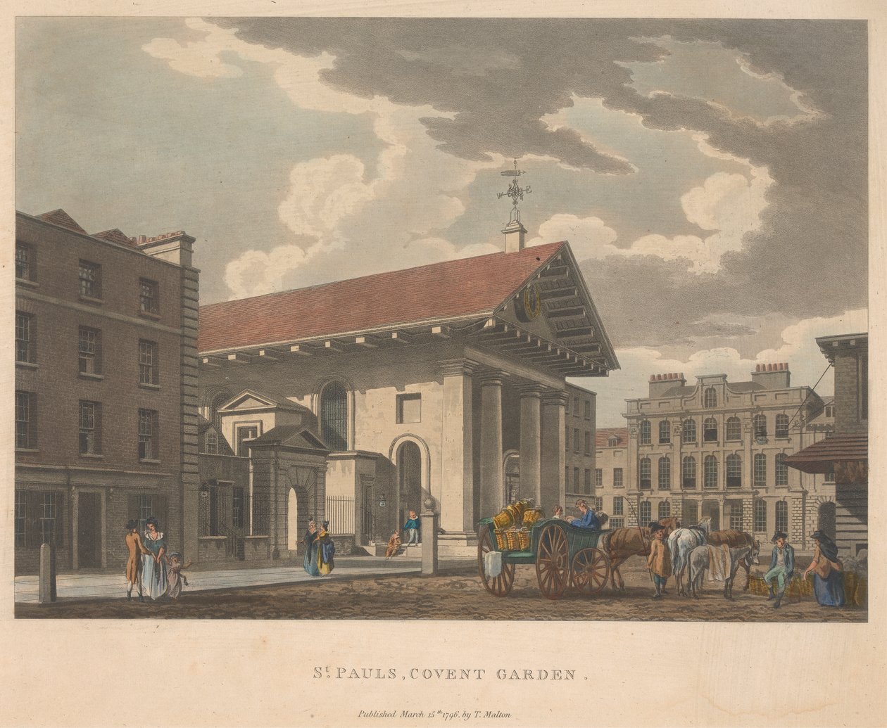 St. Pauls, Convent Garden - Unknown artist