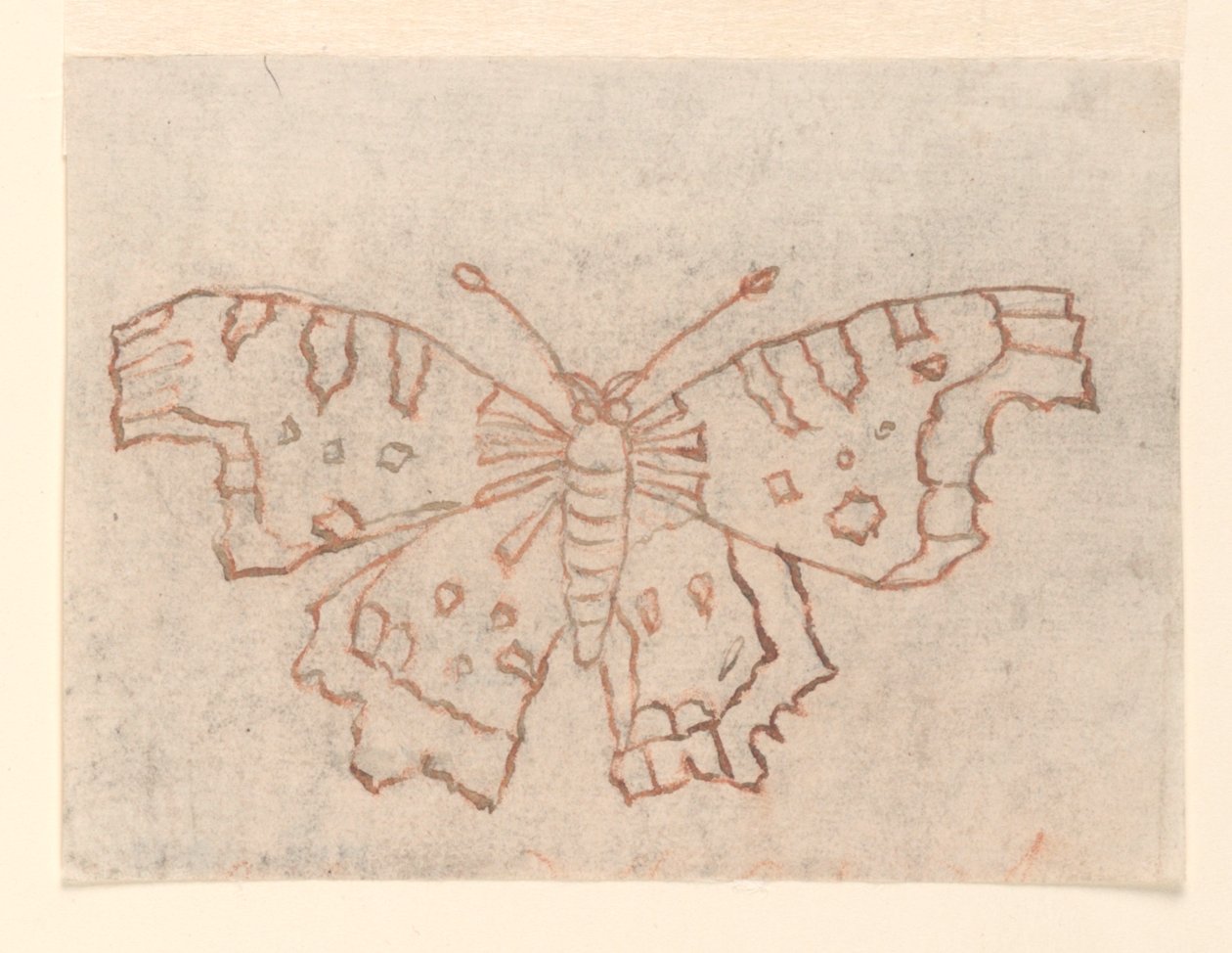 Conception textile : Un papillon - Unknown artist
