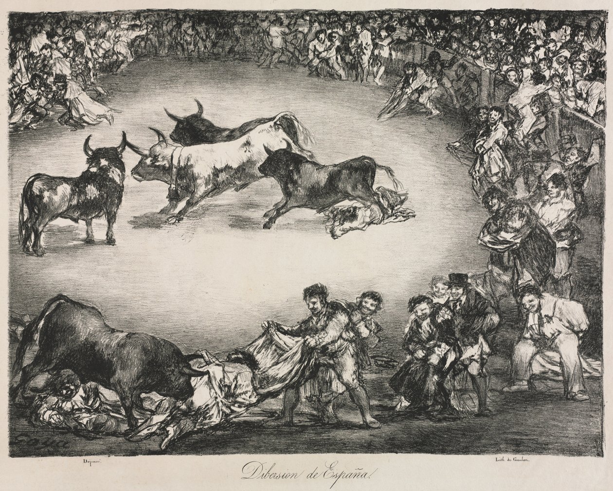 Les Taureaux de Bordeaux : Divertissement espagnol - Unknown artist