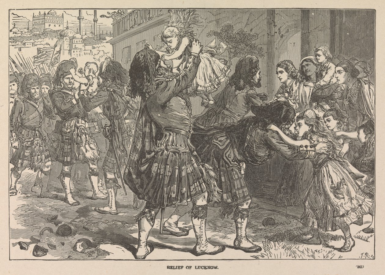 Le premier secours de Lucknow - Unknown artist