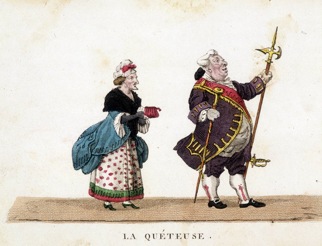 La quêteuse - Unknown artist