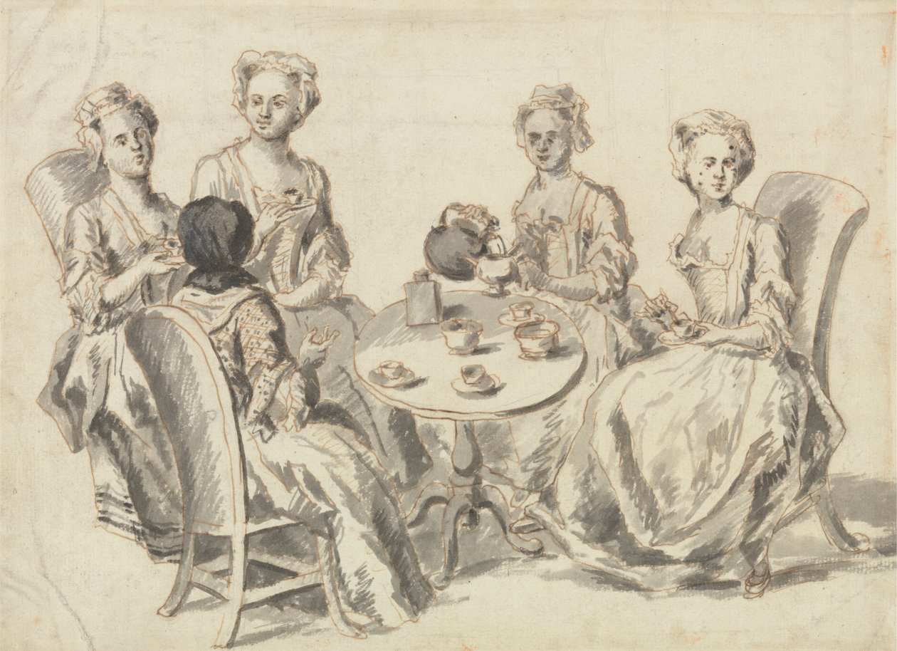 La fête du thé - Unknown artist