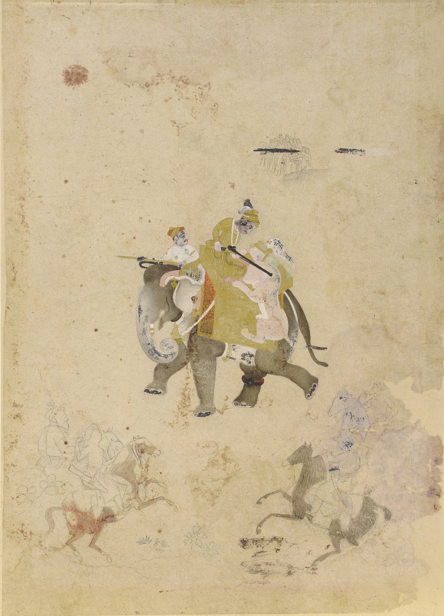 Chasse au tigre - Unknown artist