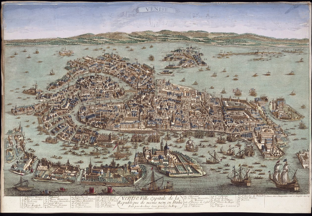 Vue de Venise - Unknown artist