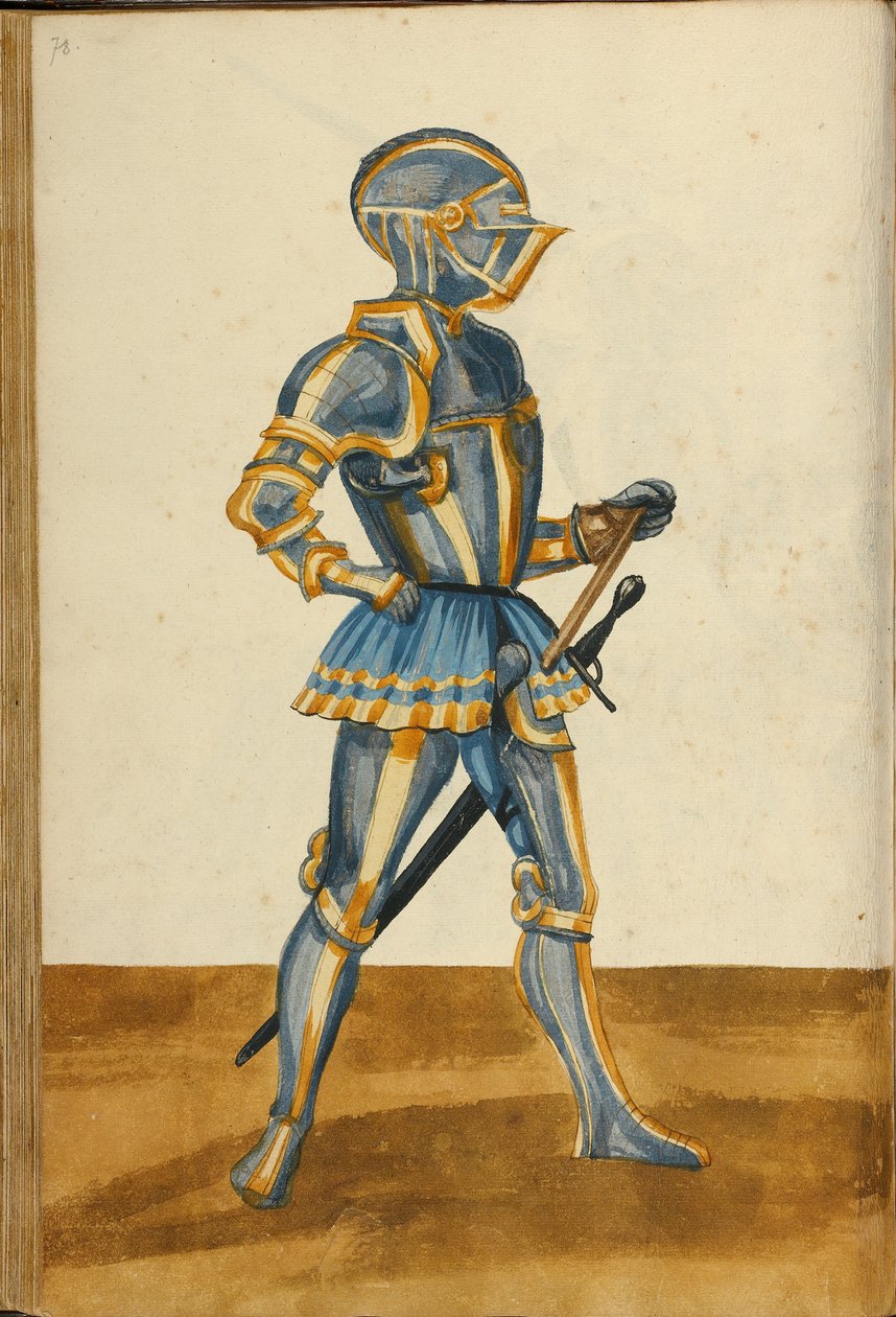 Un homme en armure - Unknown artist/maker