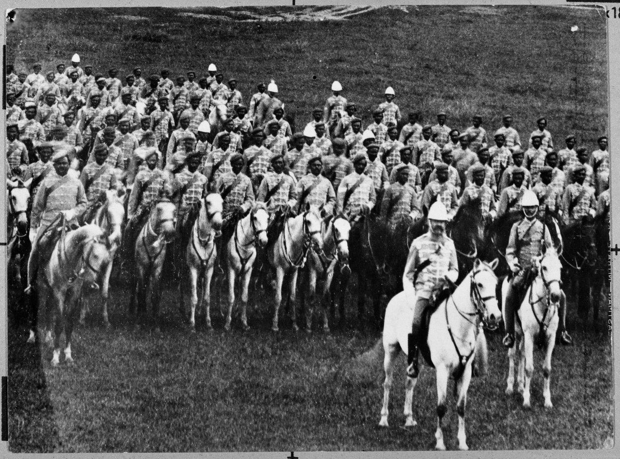 2e Régiment de Cavalerie légère de Madras en parade - Unknown photographer