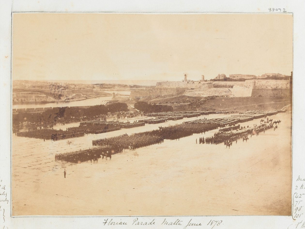 Parade de Florian, Malte, juin 1878 - Unknown photographer