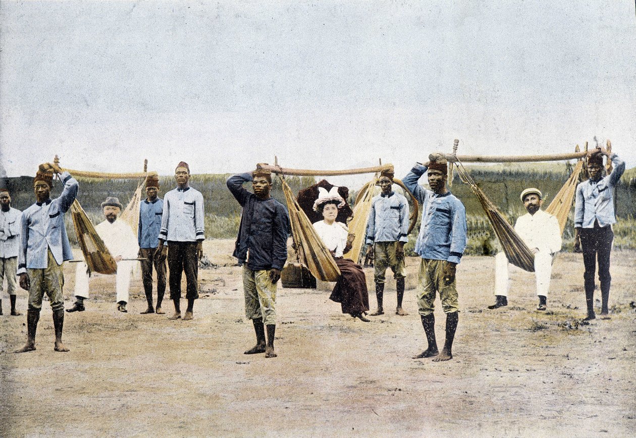 Hamaquaria au Dahomey (Bénin), fin du 19ème siècle - Unknown photographer