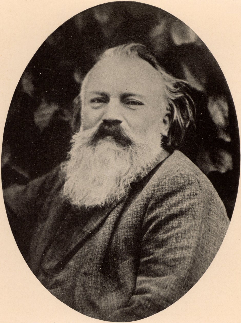 Johannes Brahms (1833-1897) compositeur allemand - Unknown photographer