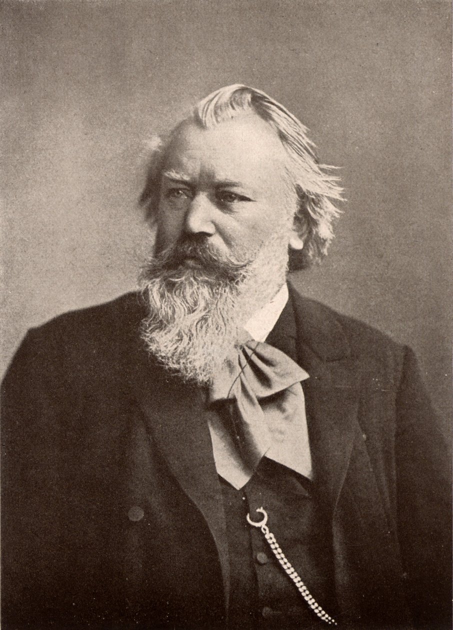 Johannes Brahms (1833-1897) compositeur allemand - Unknown photographer