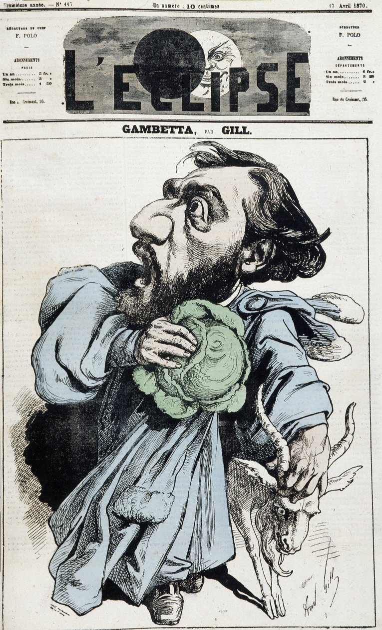 Léon Gambetta en 1882 - Unknown photographer