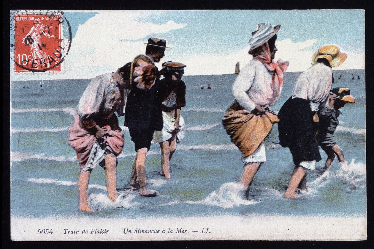 Train de plaisance : un dimanche à la mer - Unknown photographer