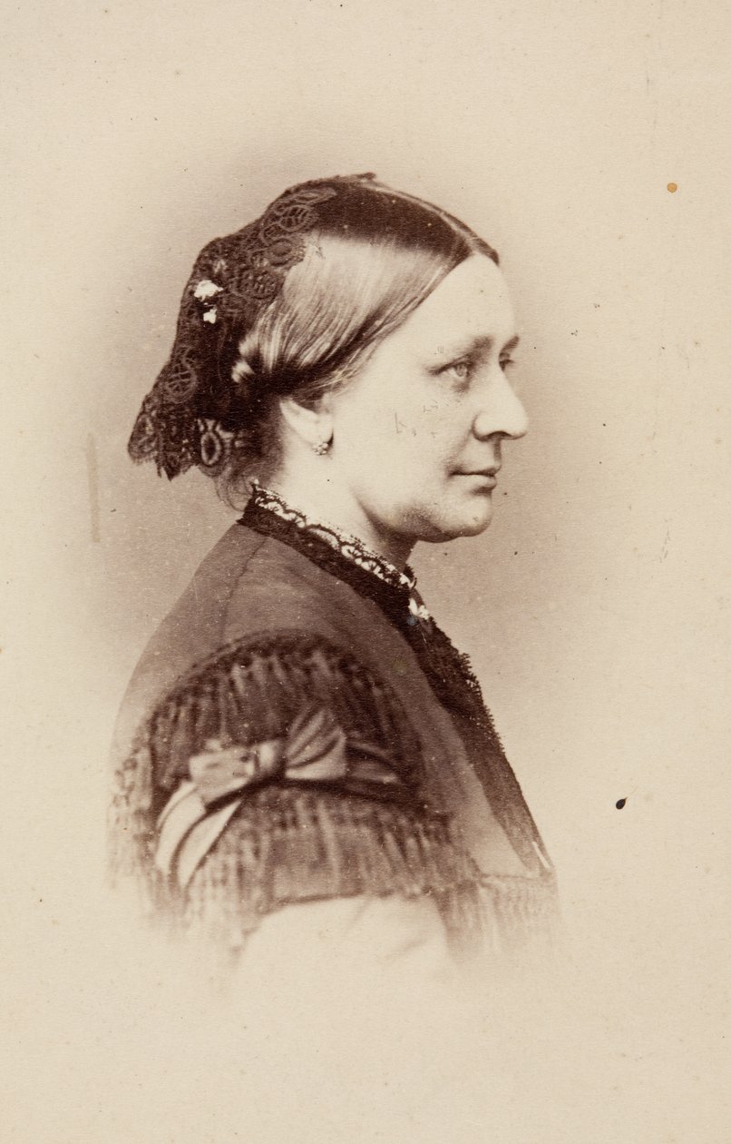 Portrait de Clara Schumann - Unknown photographer