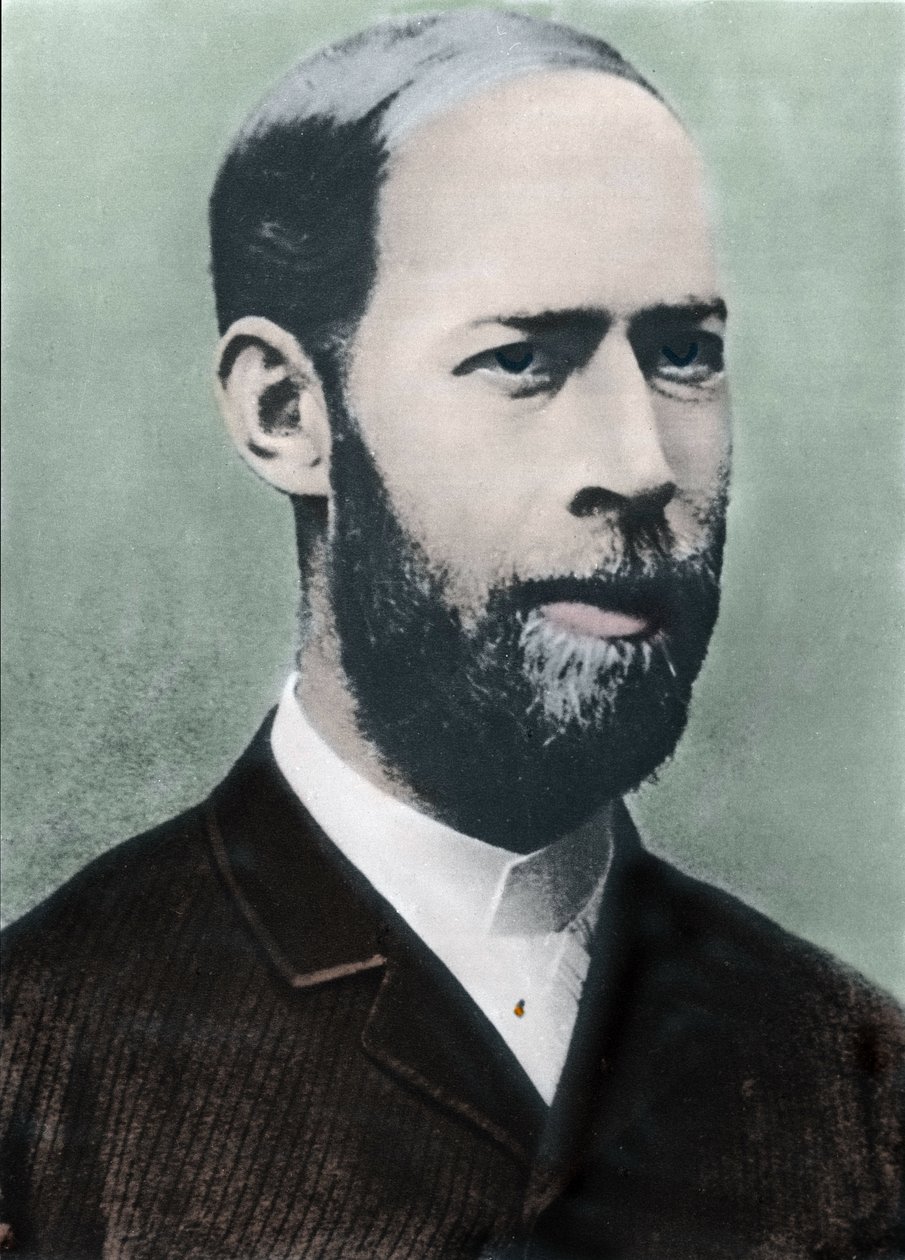 Portrait de Heinrich Hertz - Unknown photographer