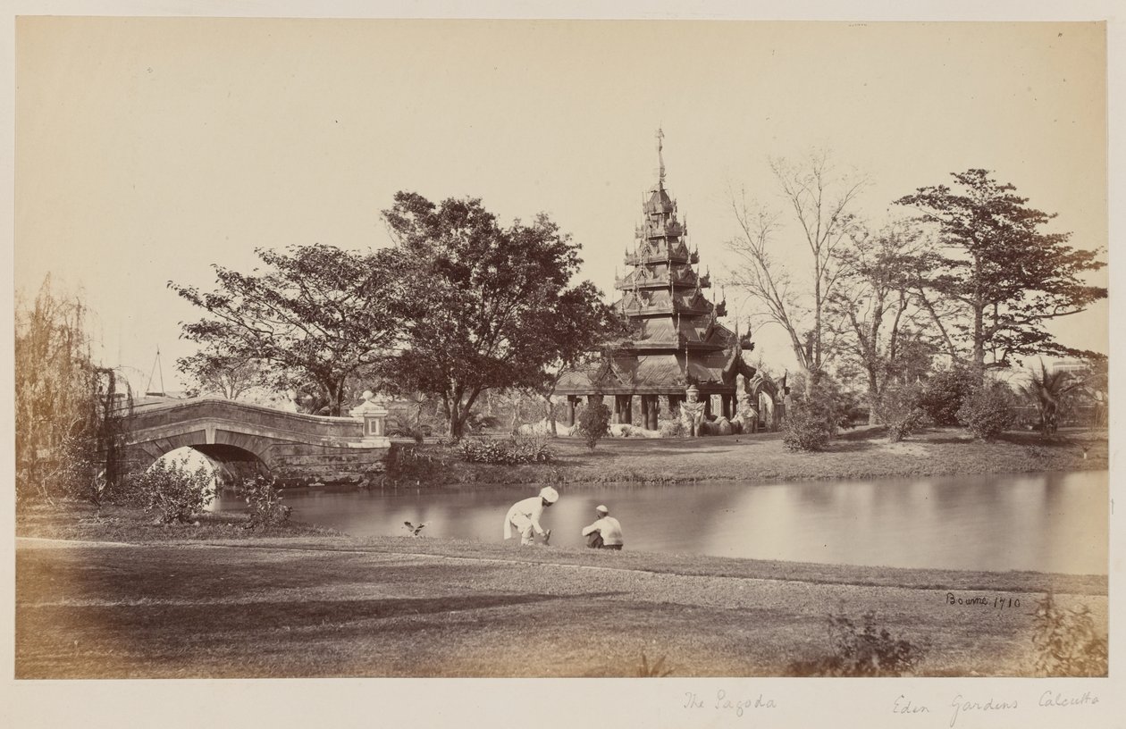 Vue des jardins d