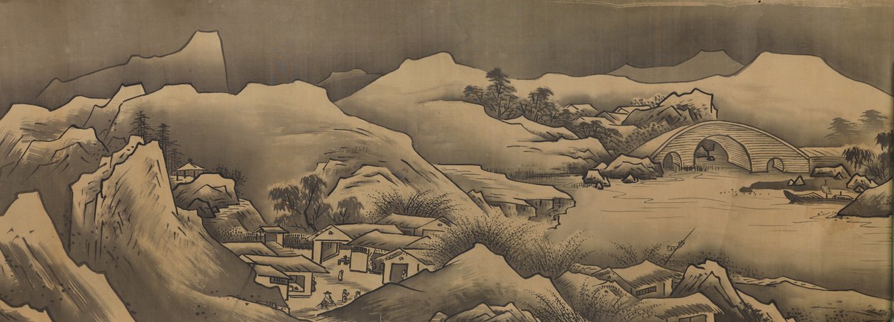 Paysage, 17ème siècle - Unkoku Toban