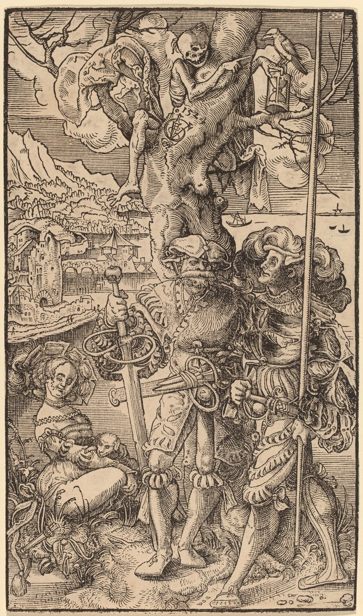 Deux mercenaires et une femme, 1524 - Urs Graf