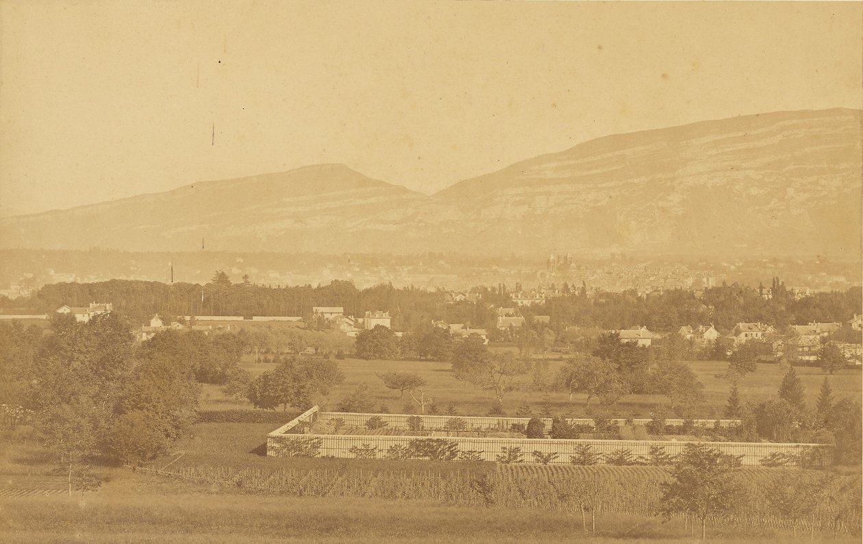 Geneve, vue generale, prise du Petit-Saconnex - V. Muzet