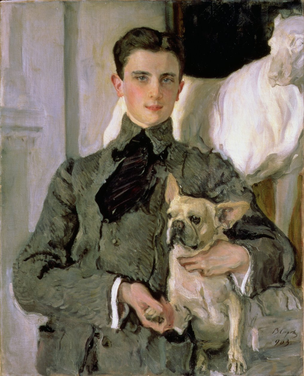 Portrait du comte Feliks Feliksovich Sumarokov-Yelstov (1887-1967) plus tard prince Yusupov, 1903 - Valentin Aleksandrovich Serov